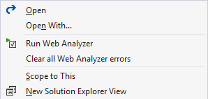 Context menu