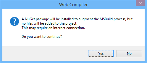 Compile on build prompt