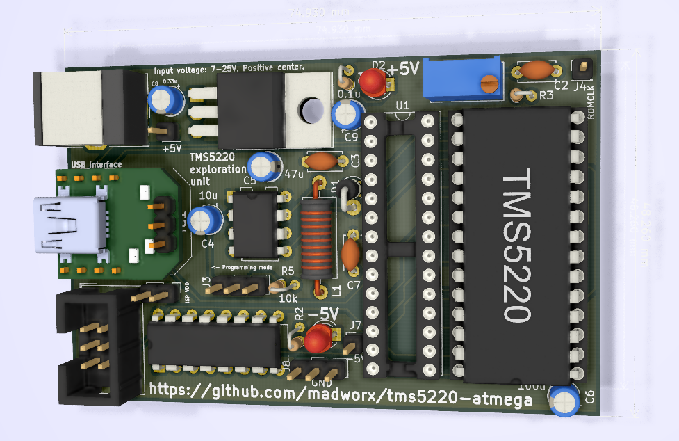 Tms5220-atmega, from the project README