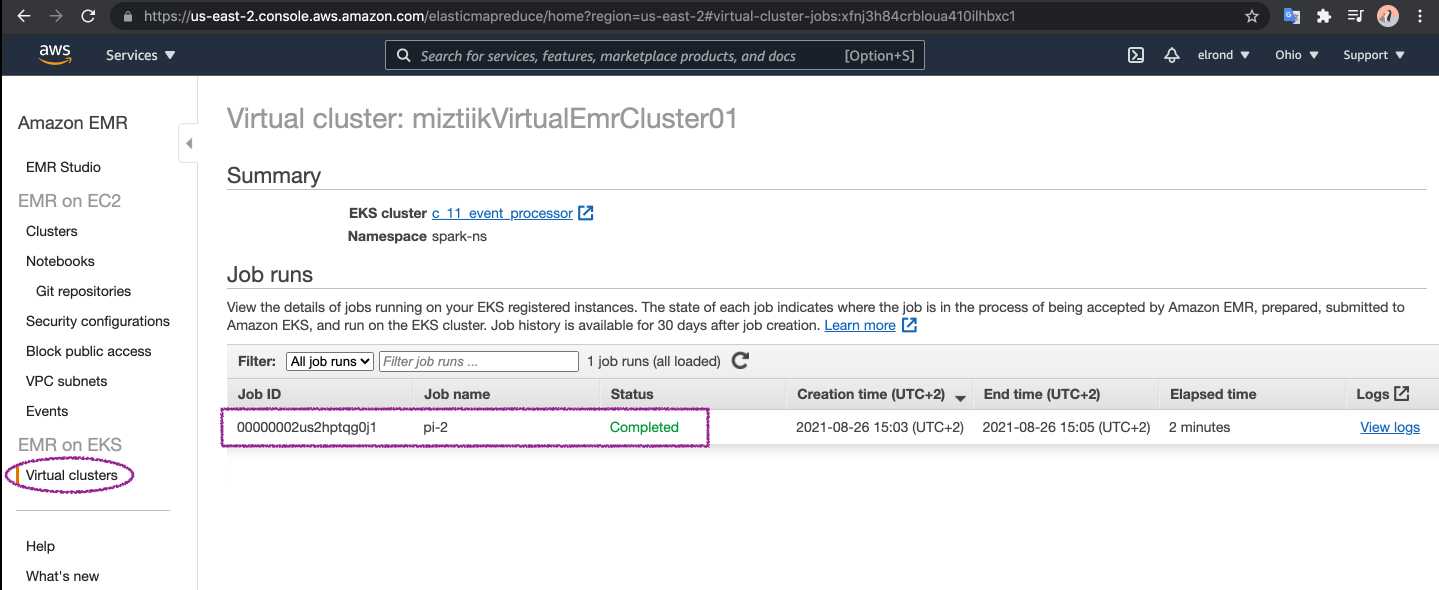 Miztiik Automaton: Kubernetes(EKS) - Big data workflows(EMR) on EKS