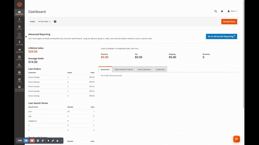 Claude AI for Magento 2 — admin demo