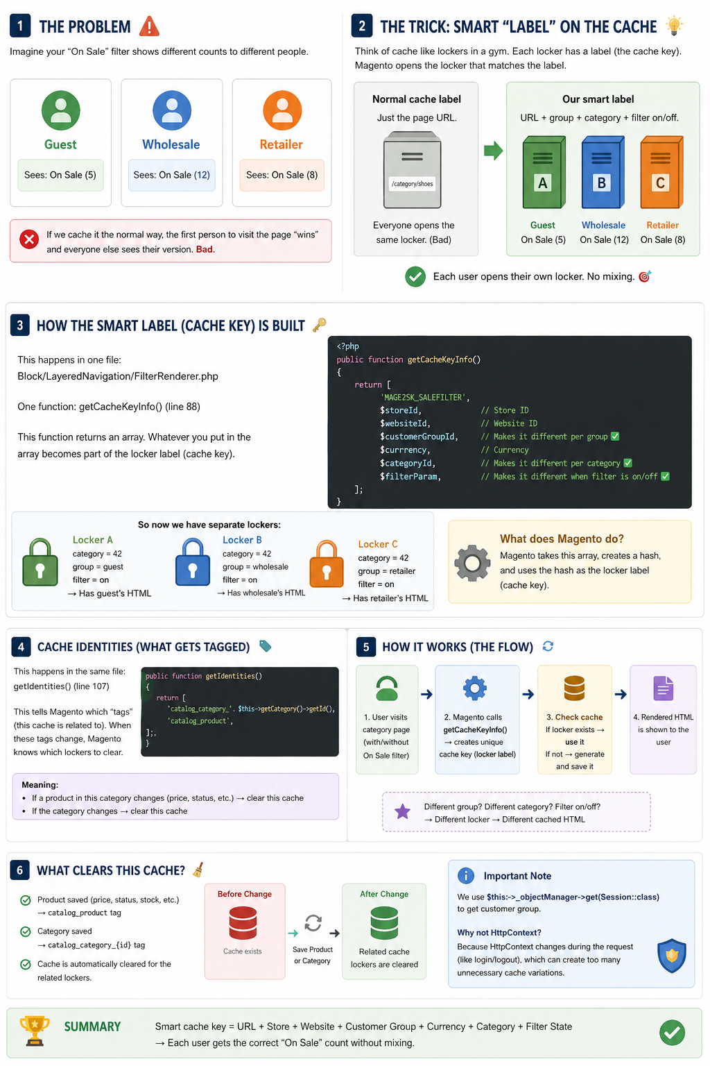 How the cache works