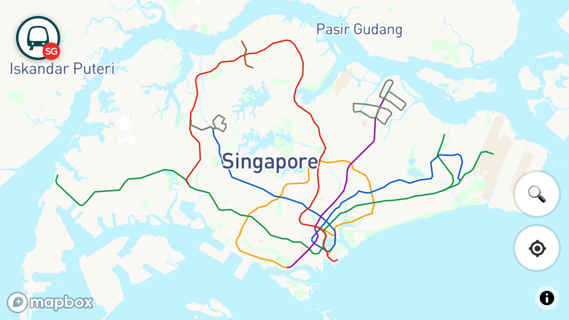 Screenshot of RailRouter SG