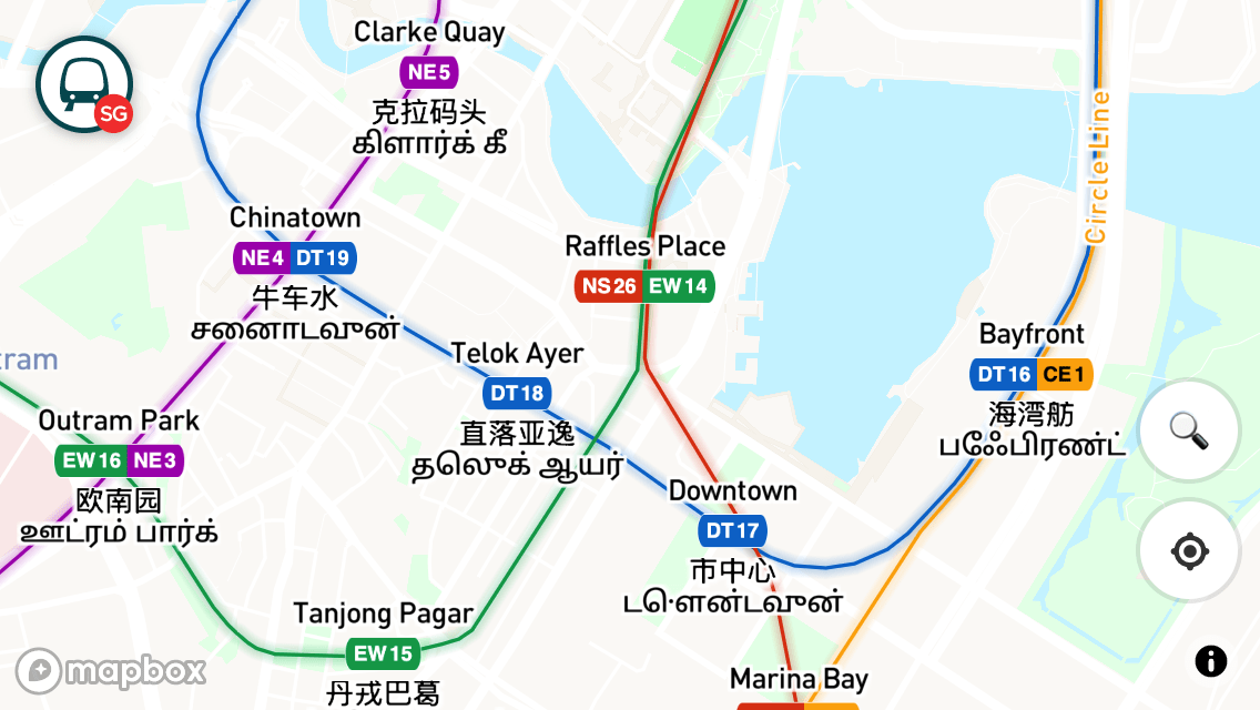 Screenshot of RailRouter SG