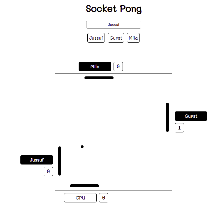 socket pong