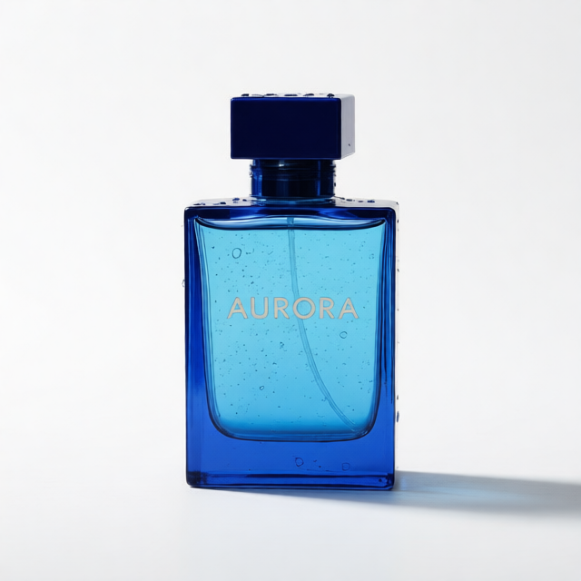 AURORA bottle edited onto a square white background