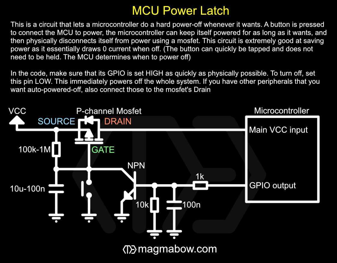 MCU Power Latch