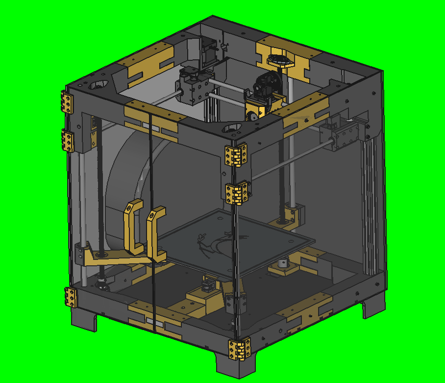 Photo of the magpie 3D printer