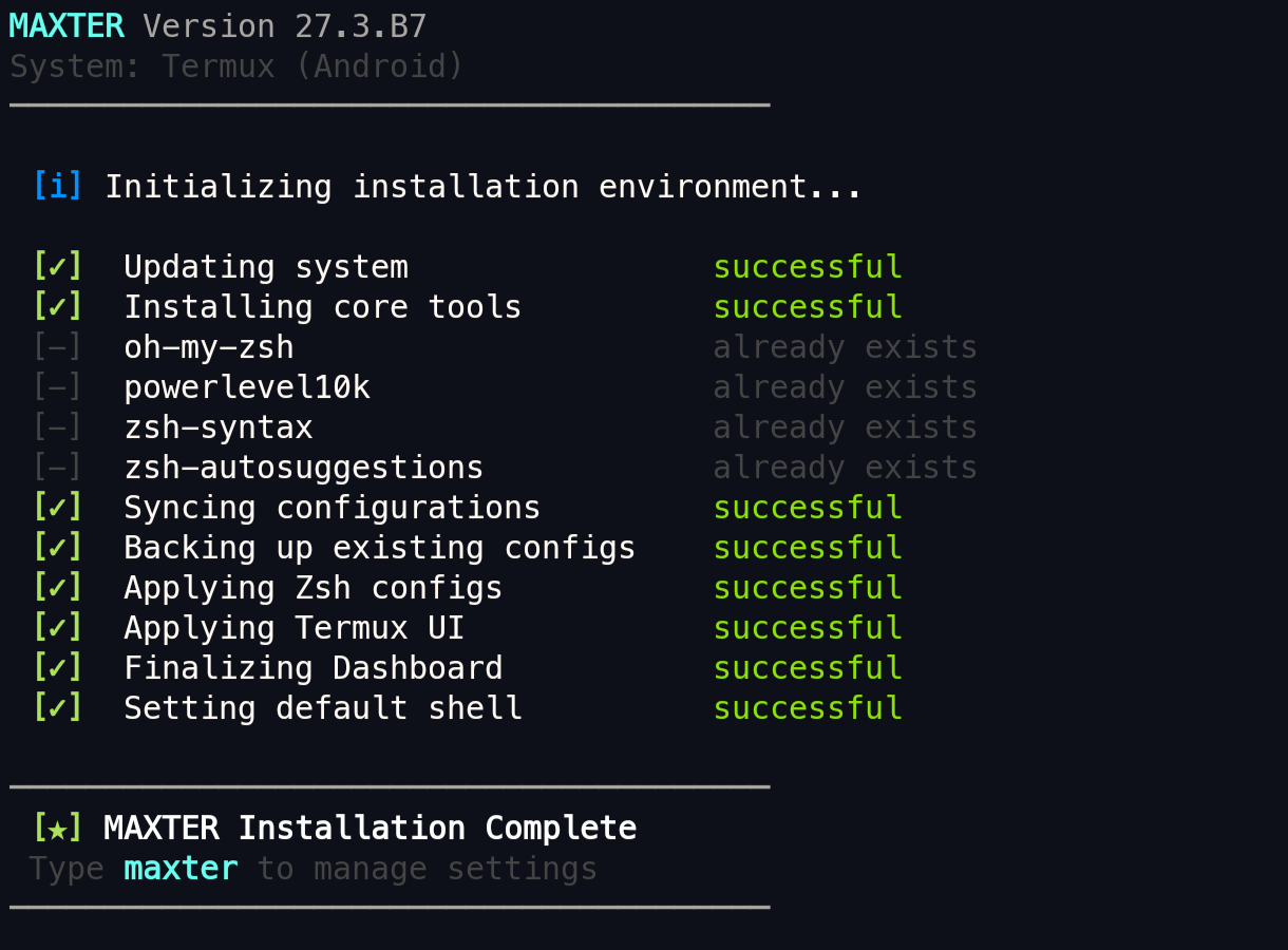 Installation Process