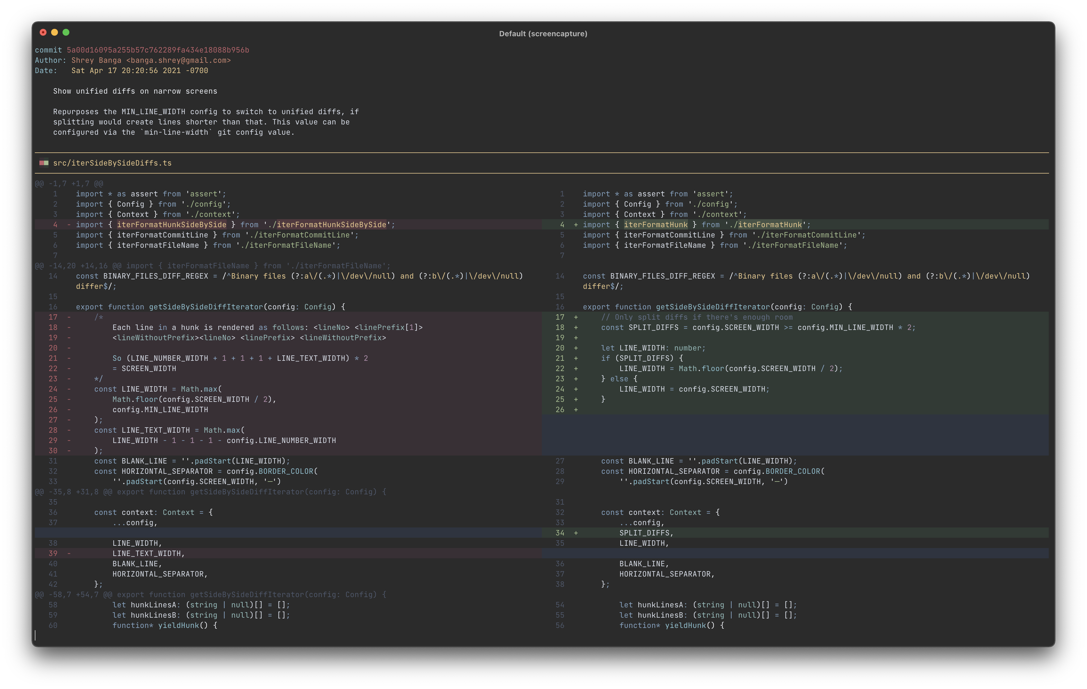 Screenshot of GitHub Dark (Dim) theme