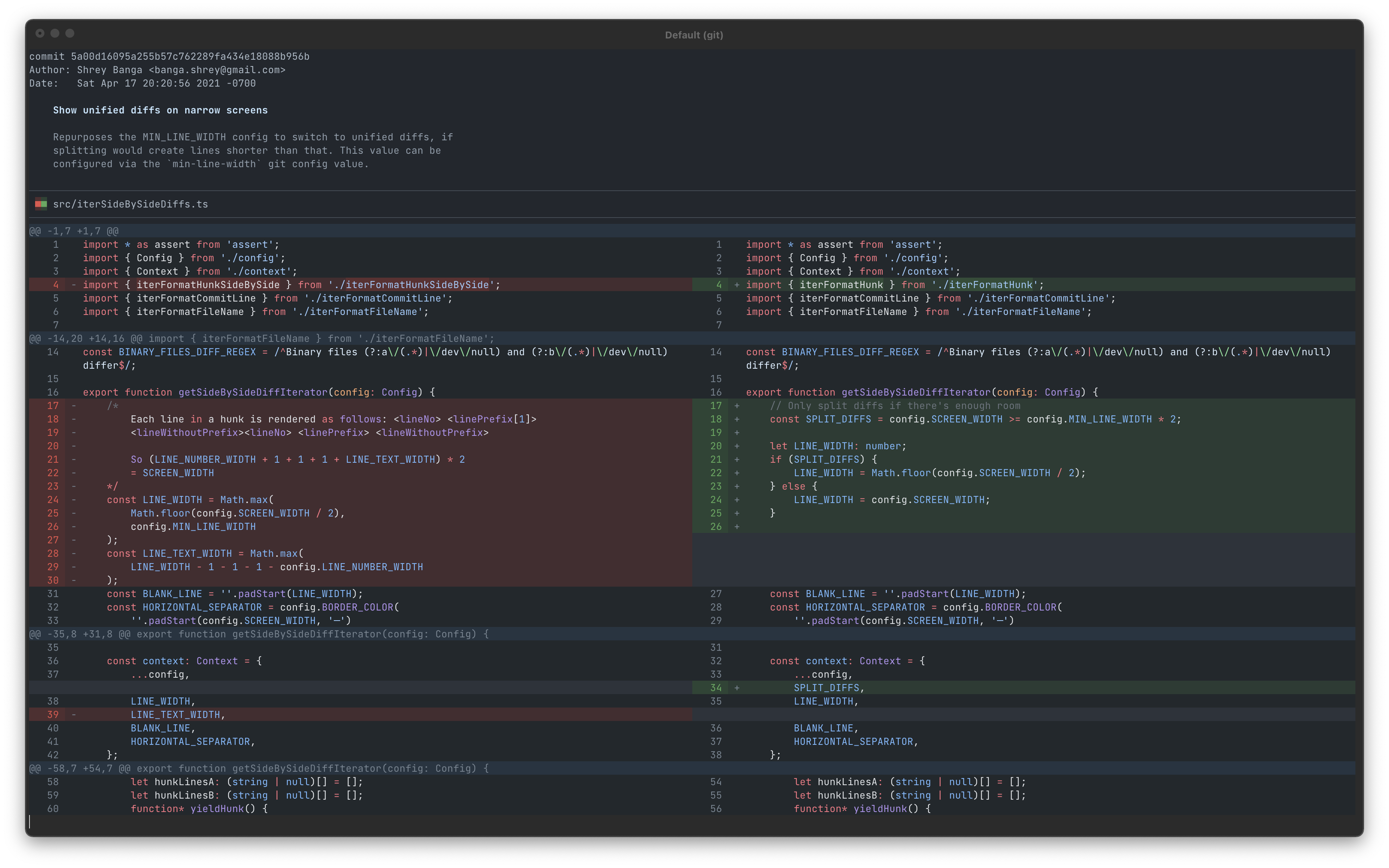 Screenshot of GitHub Dark (Dim) theme