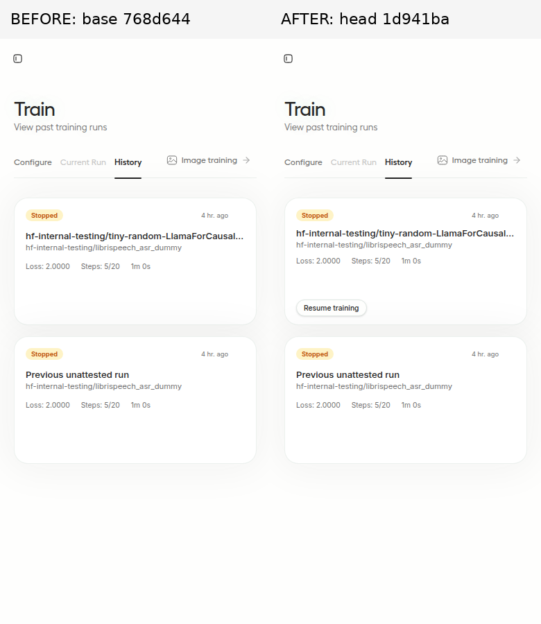 Before and after, Chrome