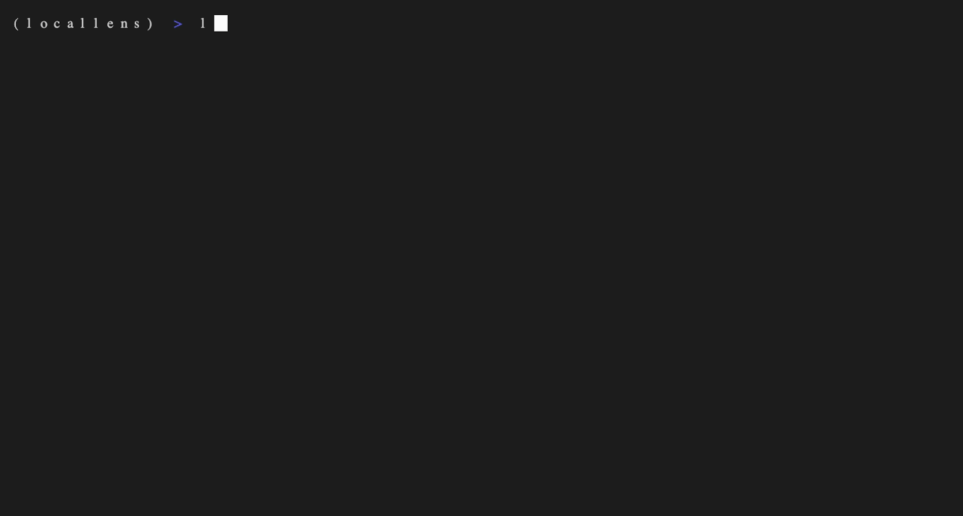 LocalLens CLI Demo