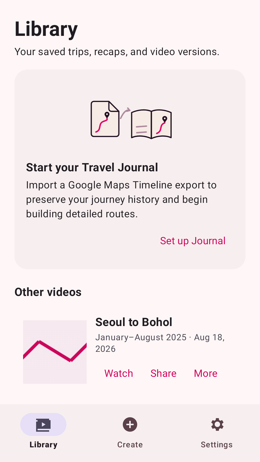 Videos library