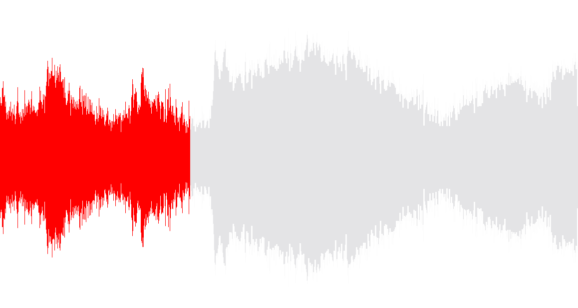 playback progress waveform