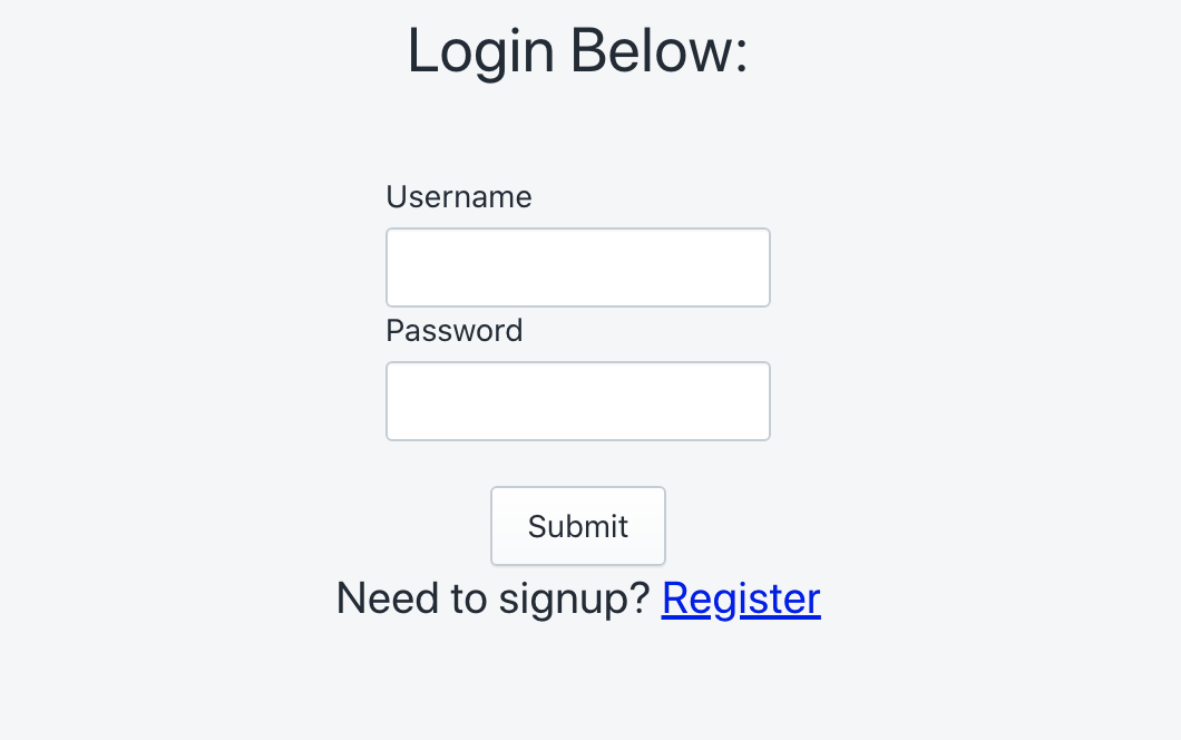 Login