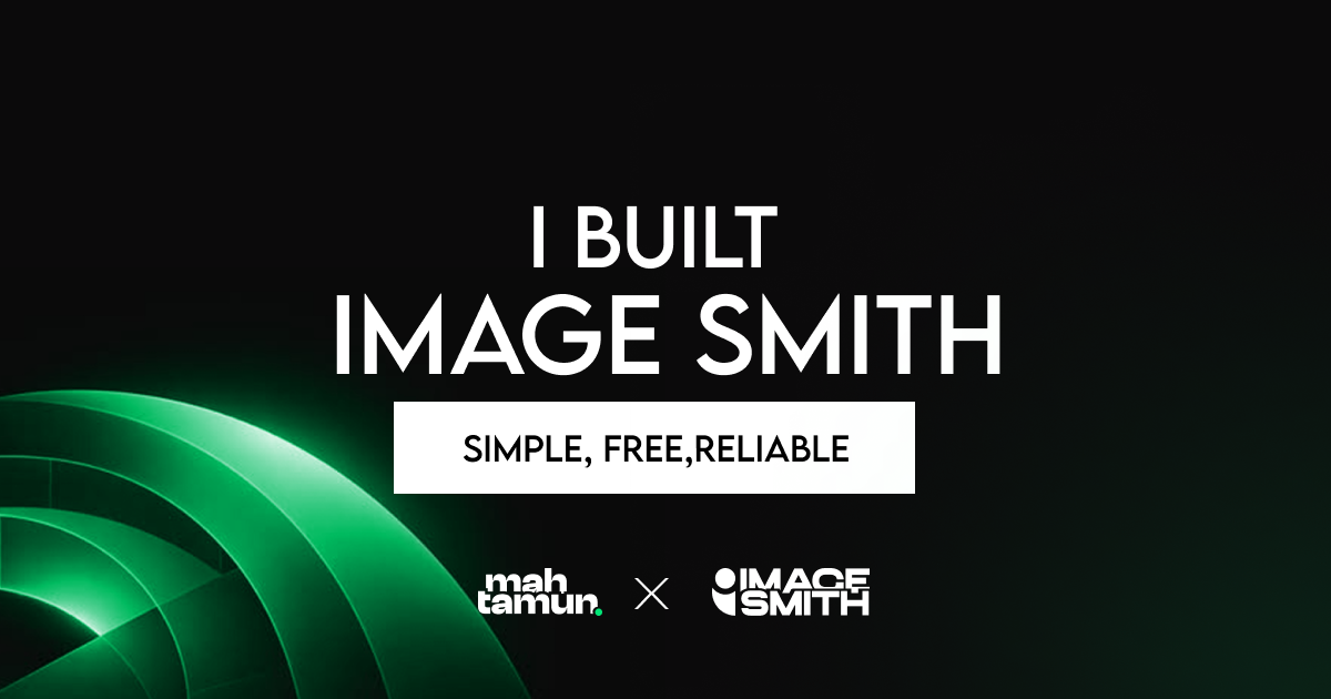 I Built ImageSmith: A Free, Client-Side WebP Converter for Developers Who Refuse to Paywall