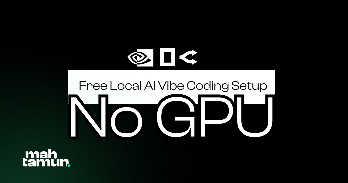 The Ultimate Free Local AI Vibe Coding Setup: OpenCode + OpenRouter + Nemotron (No GPU Required)