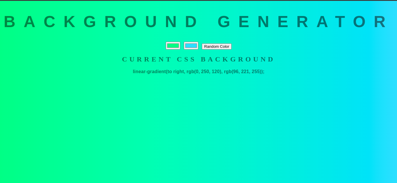 Project Background Generator
