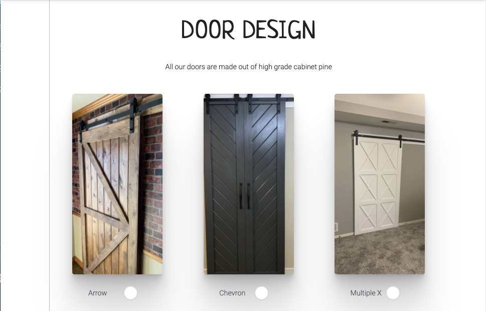 Quote Page Door Design