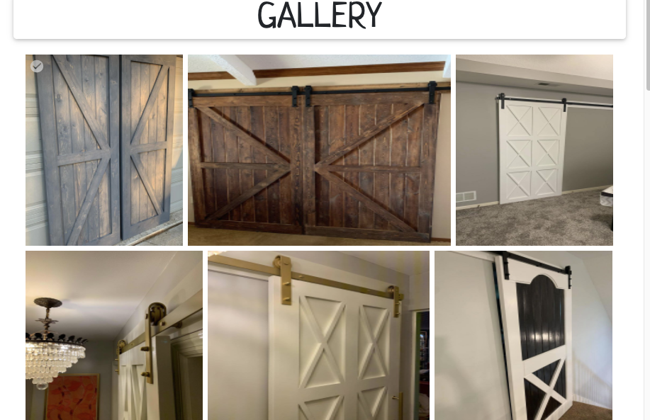 Gallery Page