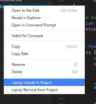 Context Menu