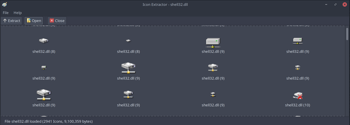Icons Extractor Screenshot DLL
