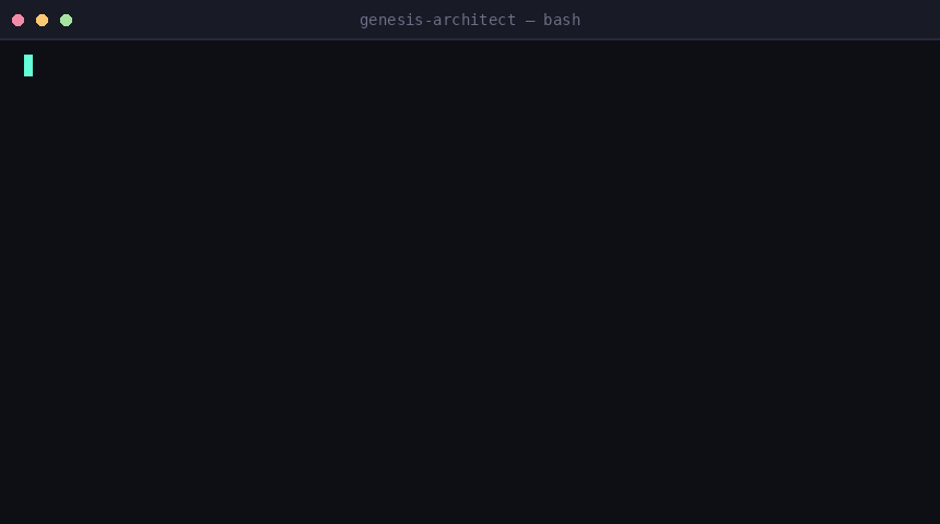 Genesis Architect demo