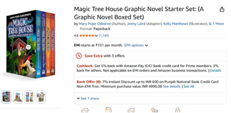 Amazon Comic Book Sales Example 3