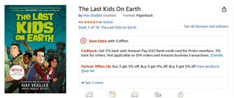 Amazon Comic Book Sales Example 4