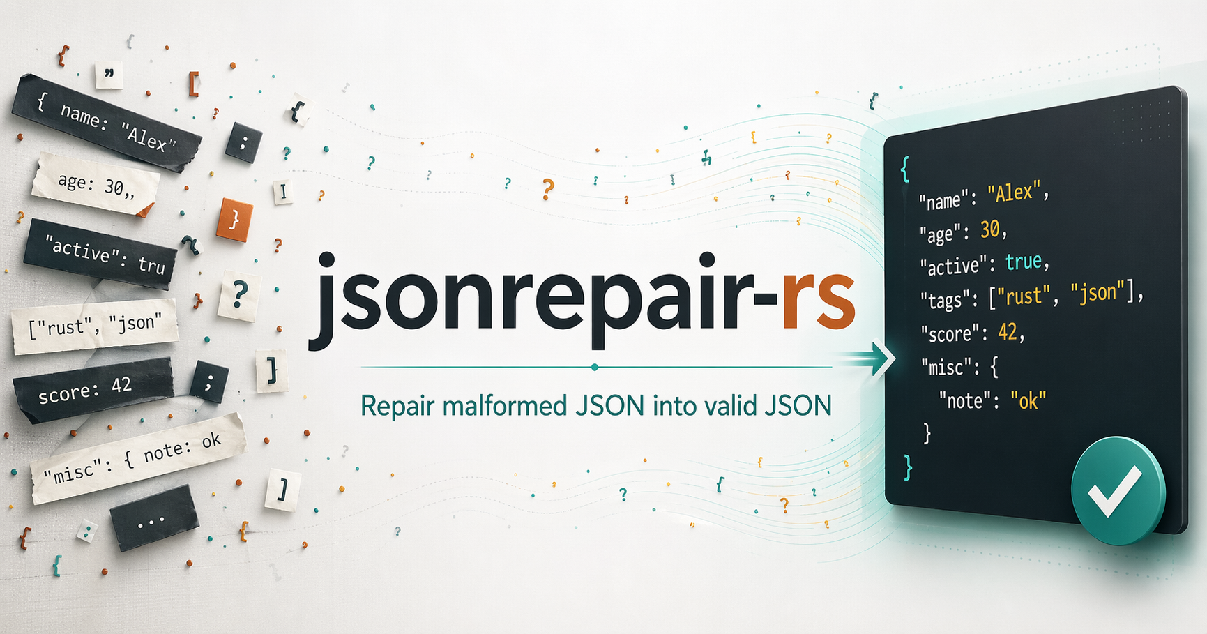 jsonrepair-rs: Repair malformed JSON into valid JSON