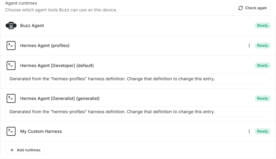 harnesses-generated-entries