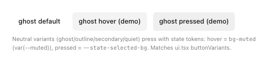 Interaction states before