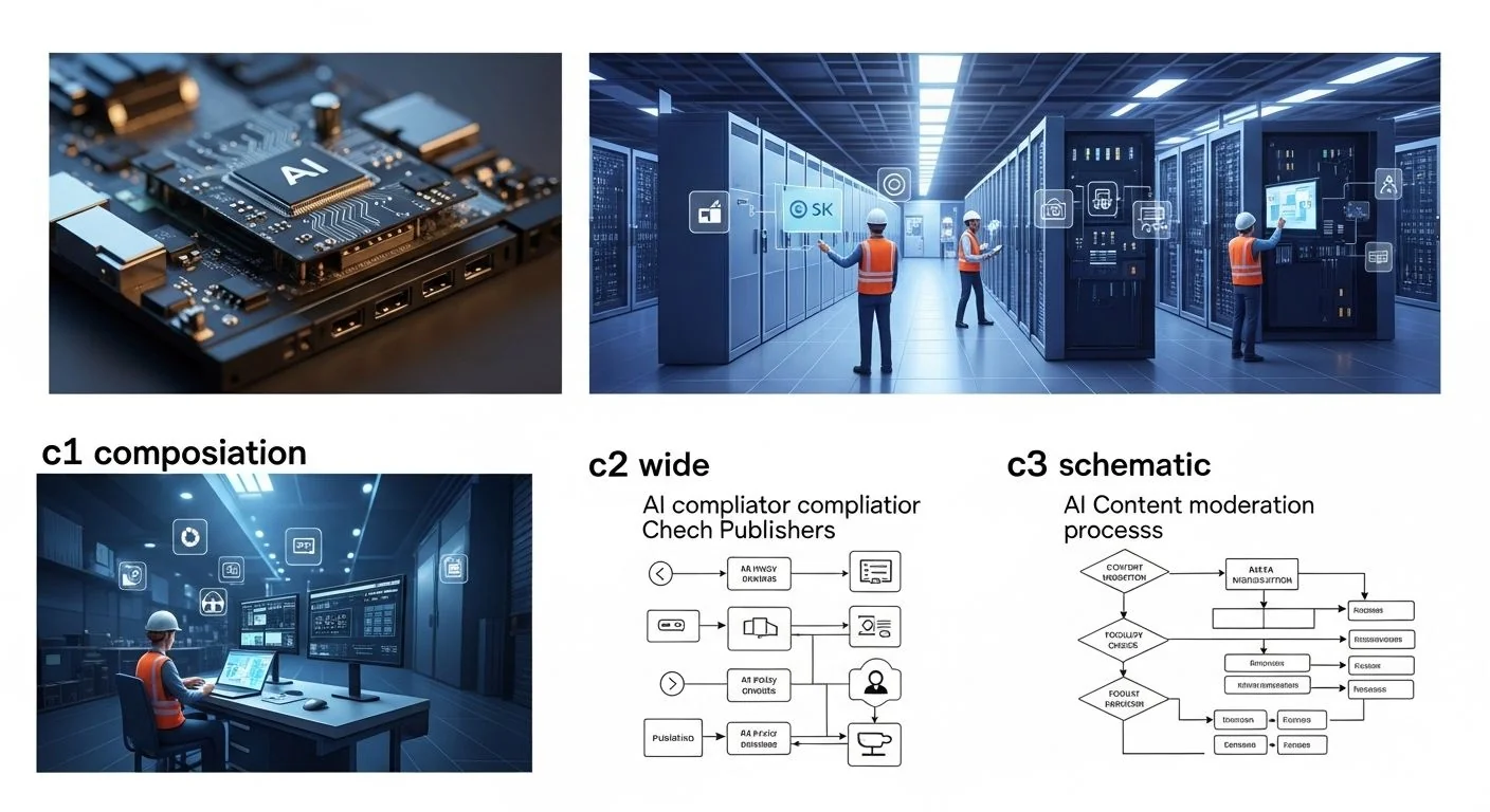 Document titled 'Google AI Content Guidelines 2026: Technical Compliance Checklist for Tech Publishers'