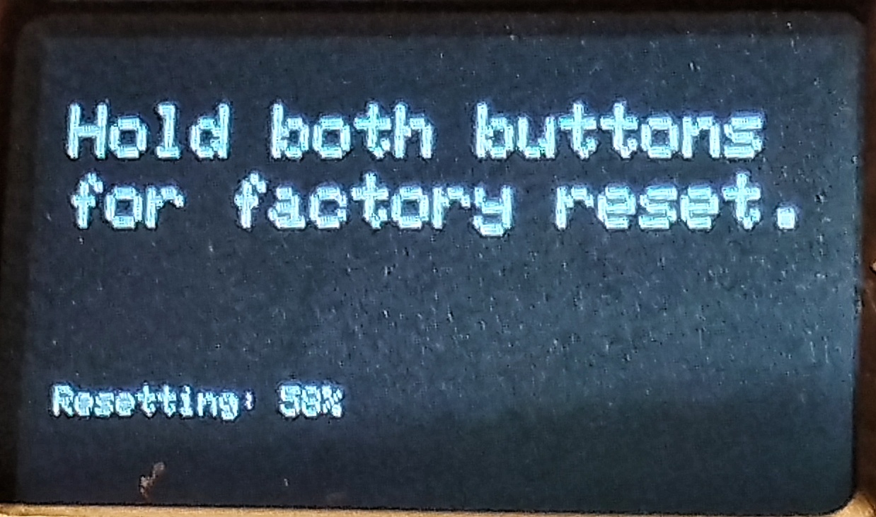 Factory Reset