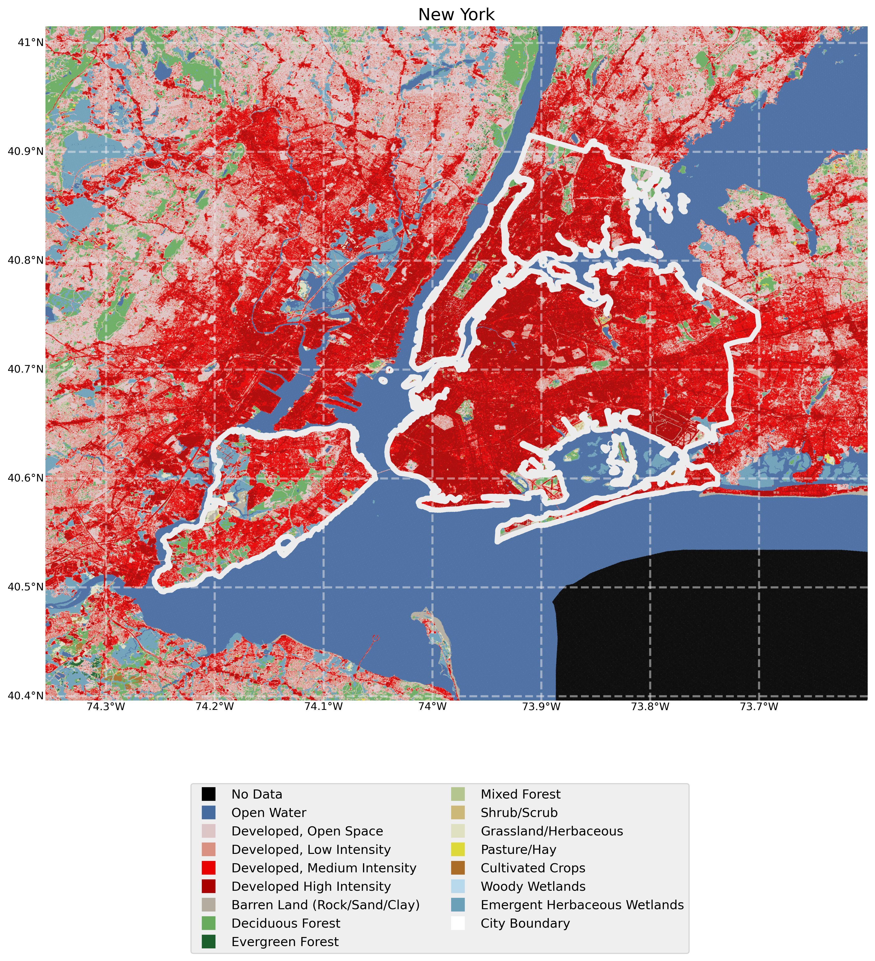 NLCD Map in NYC