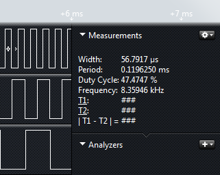 Trace of 8-bit Arduino port