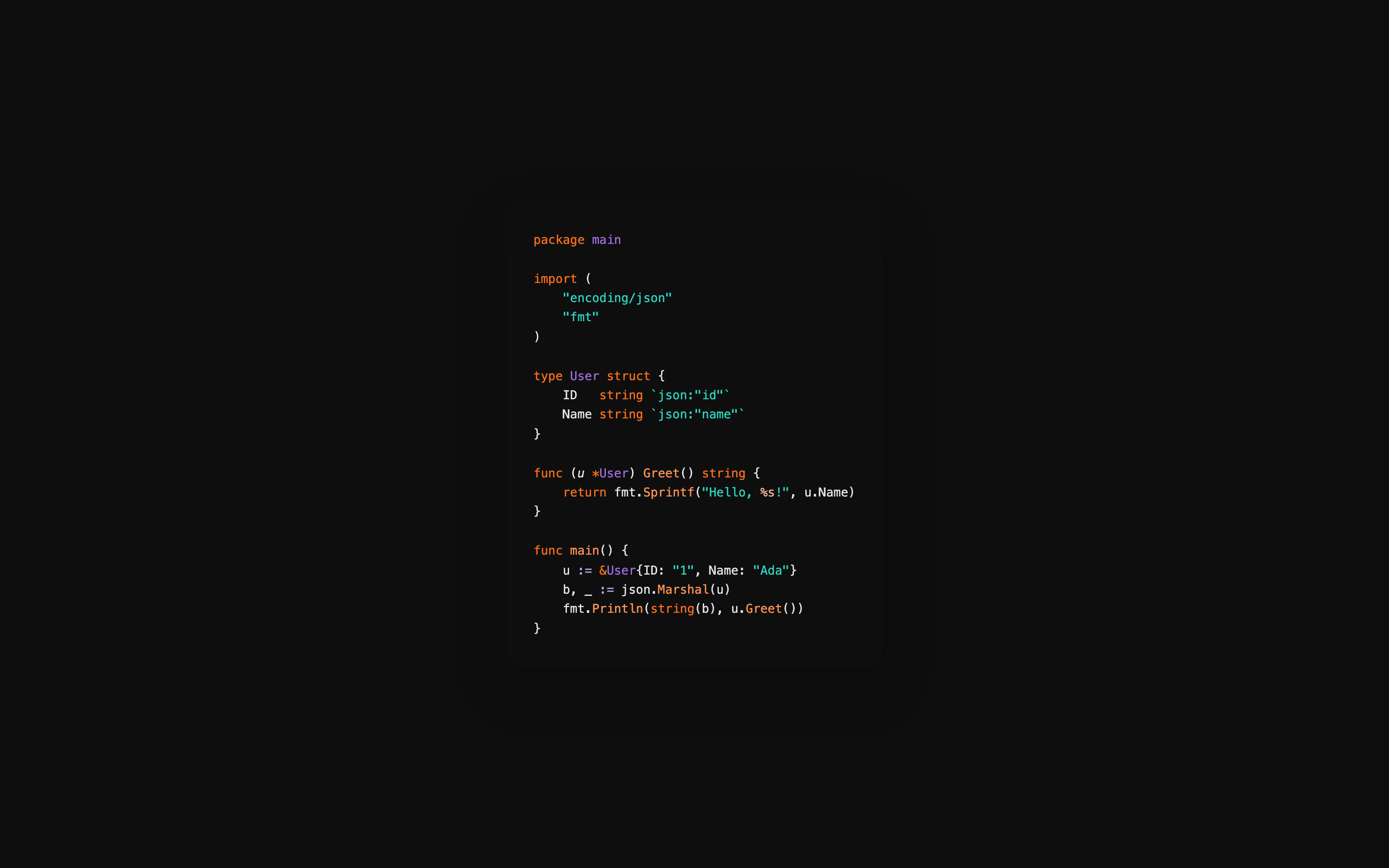 Makinda Dark — Go