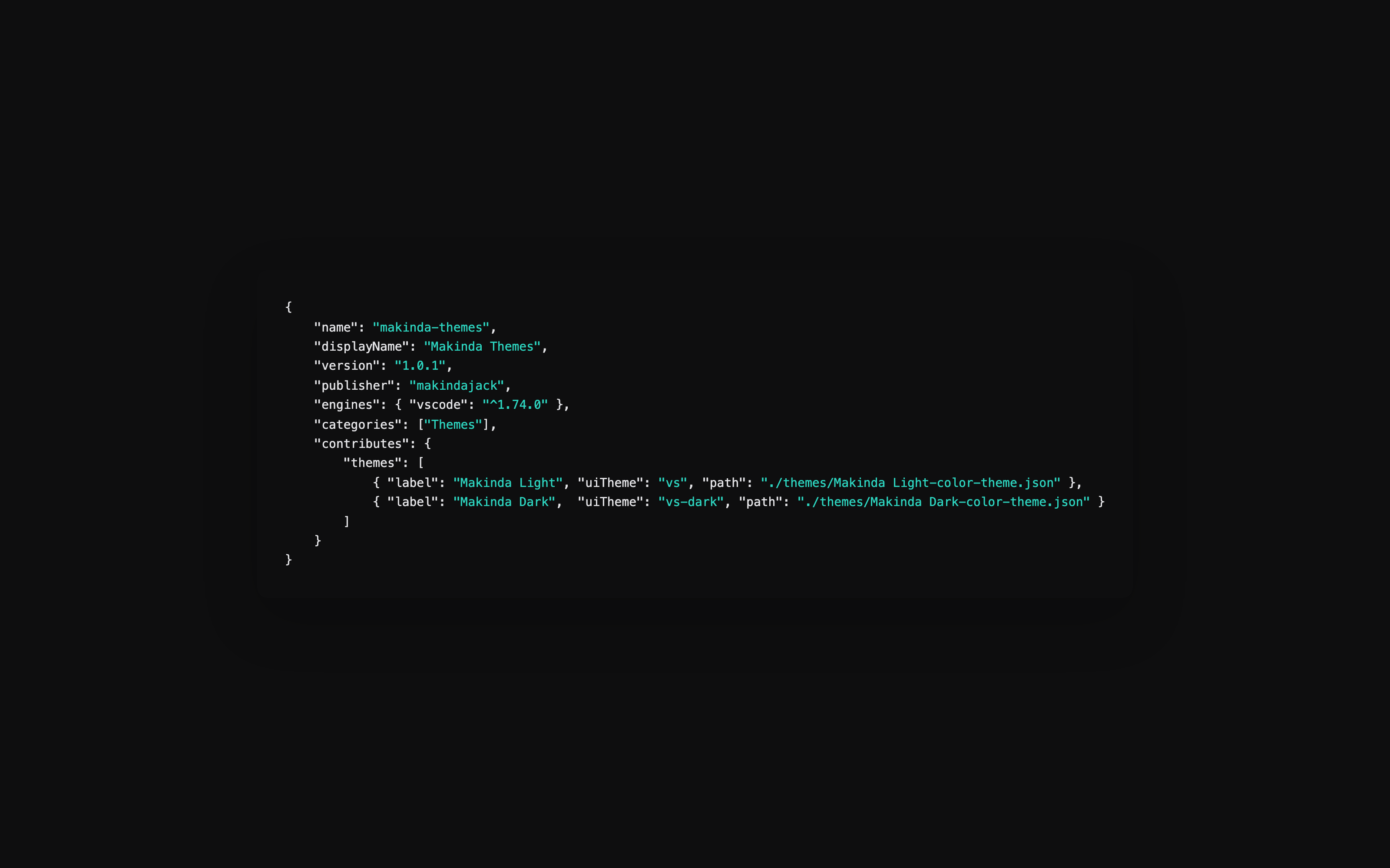 Makinda Dark — JSON