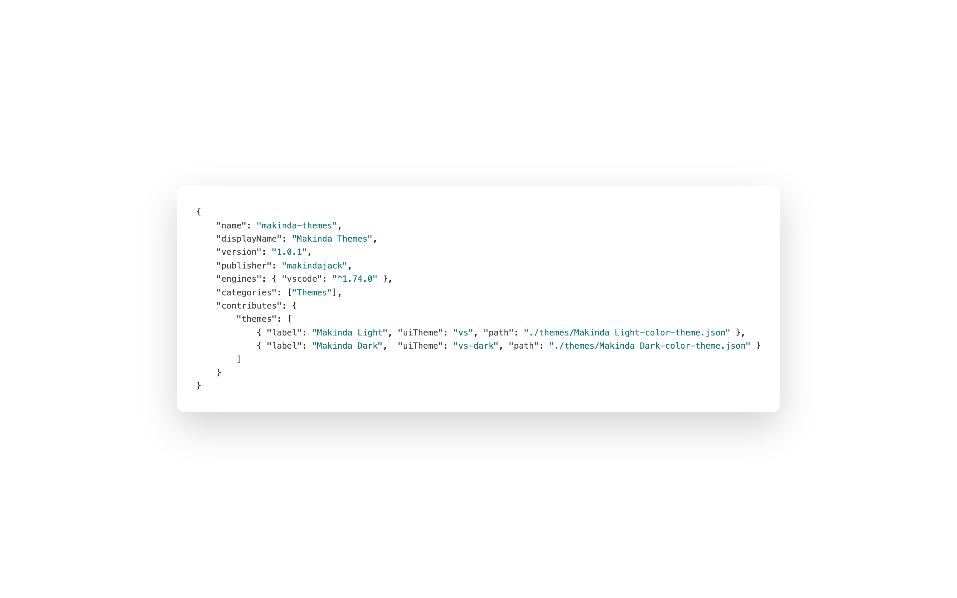 Makinda Light — JSON