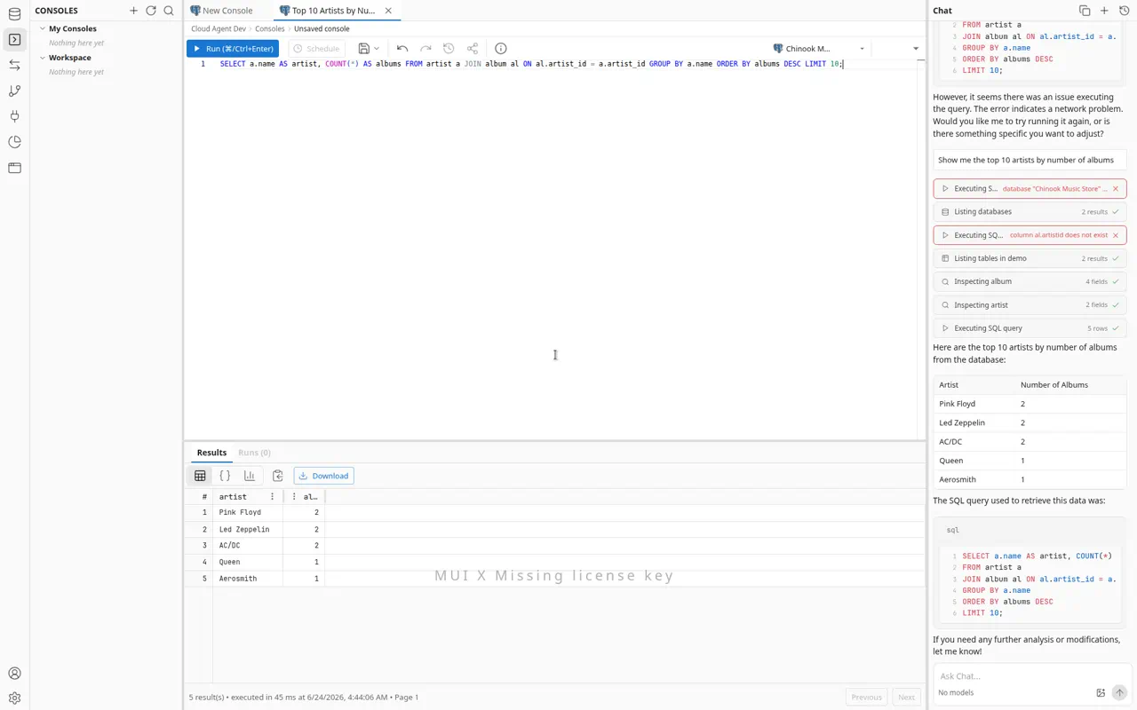 AI-powered console