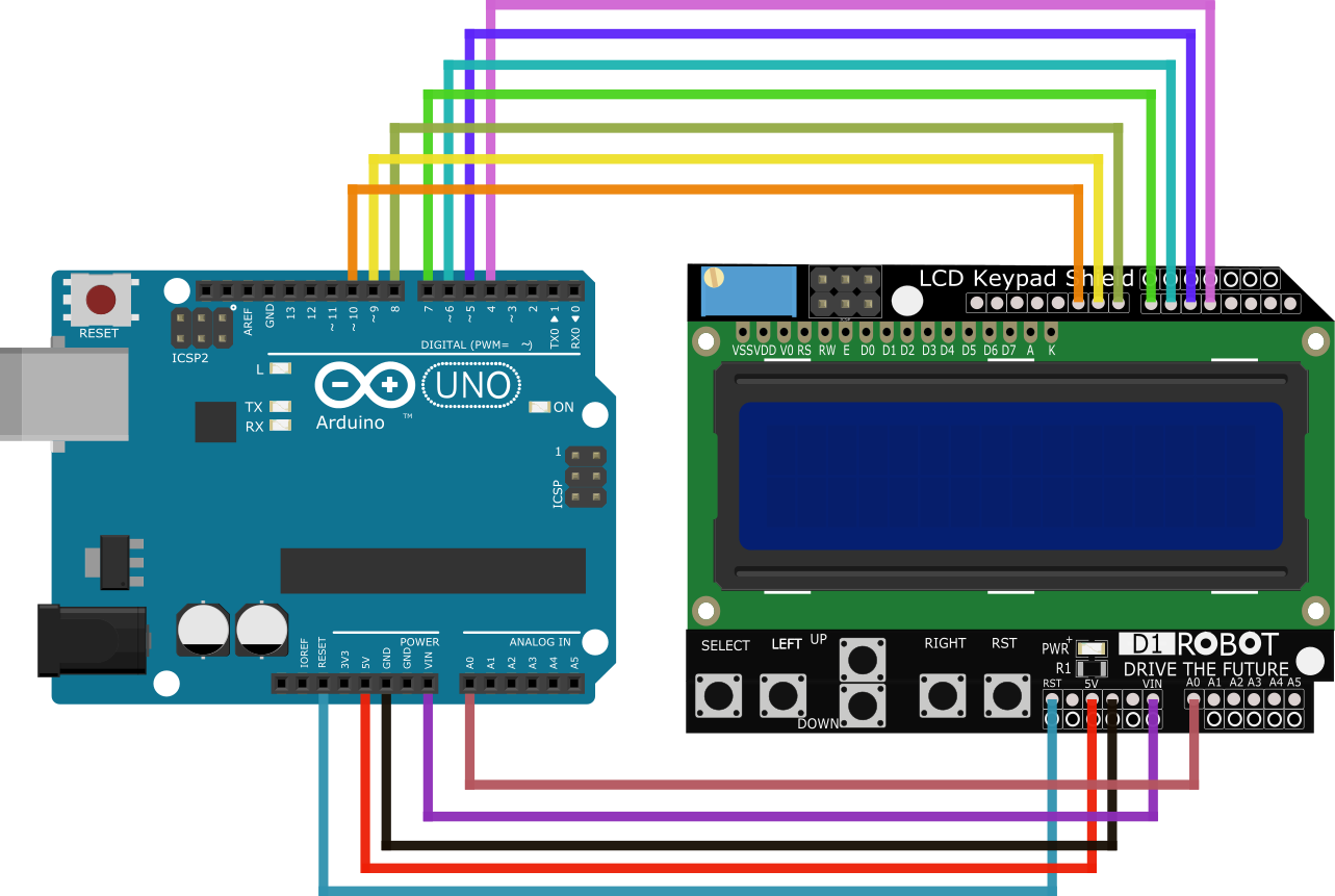 LCD connect