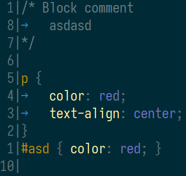 CSS syntax