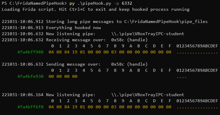 Example basic usage in Python