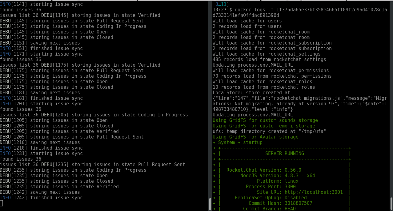 Local Development Logs