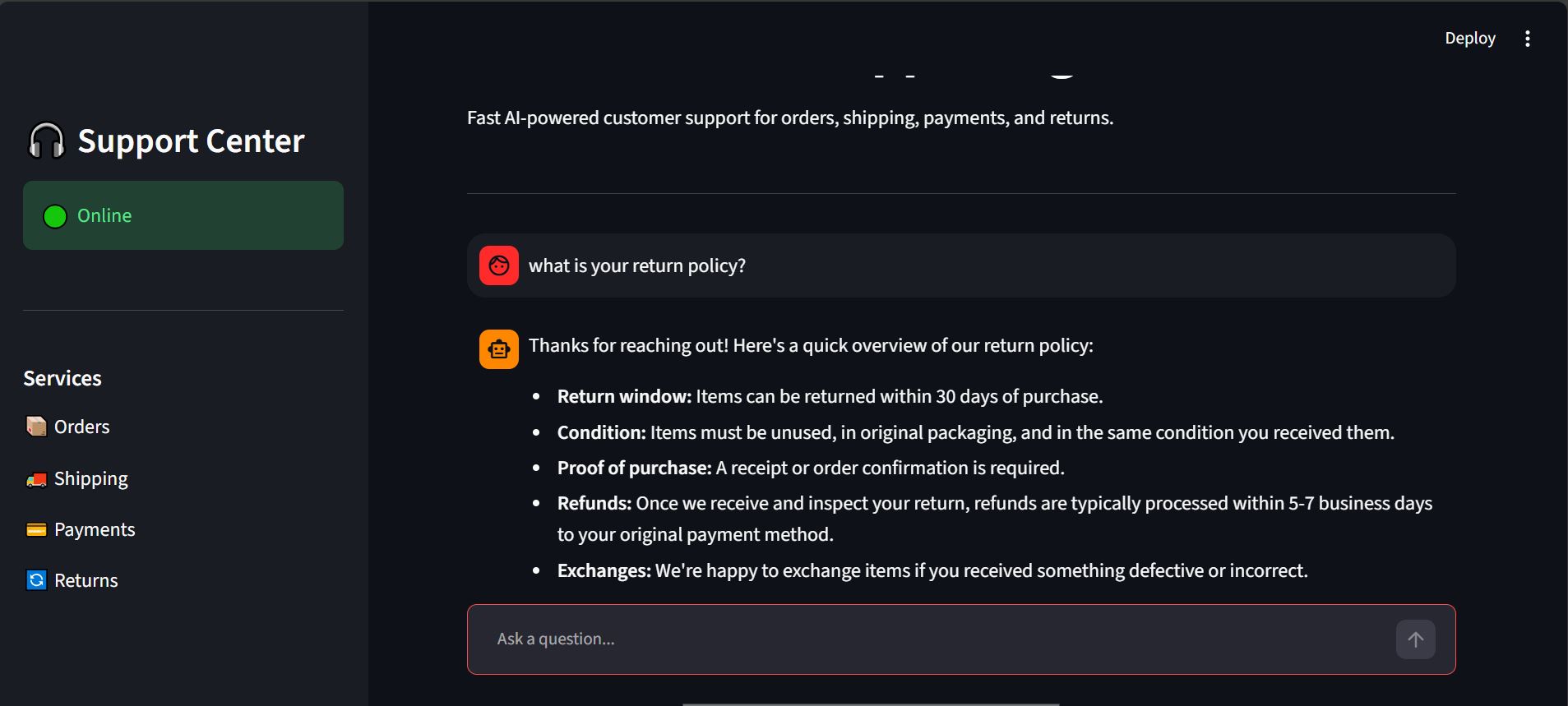 AI Response