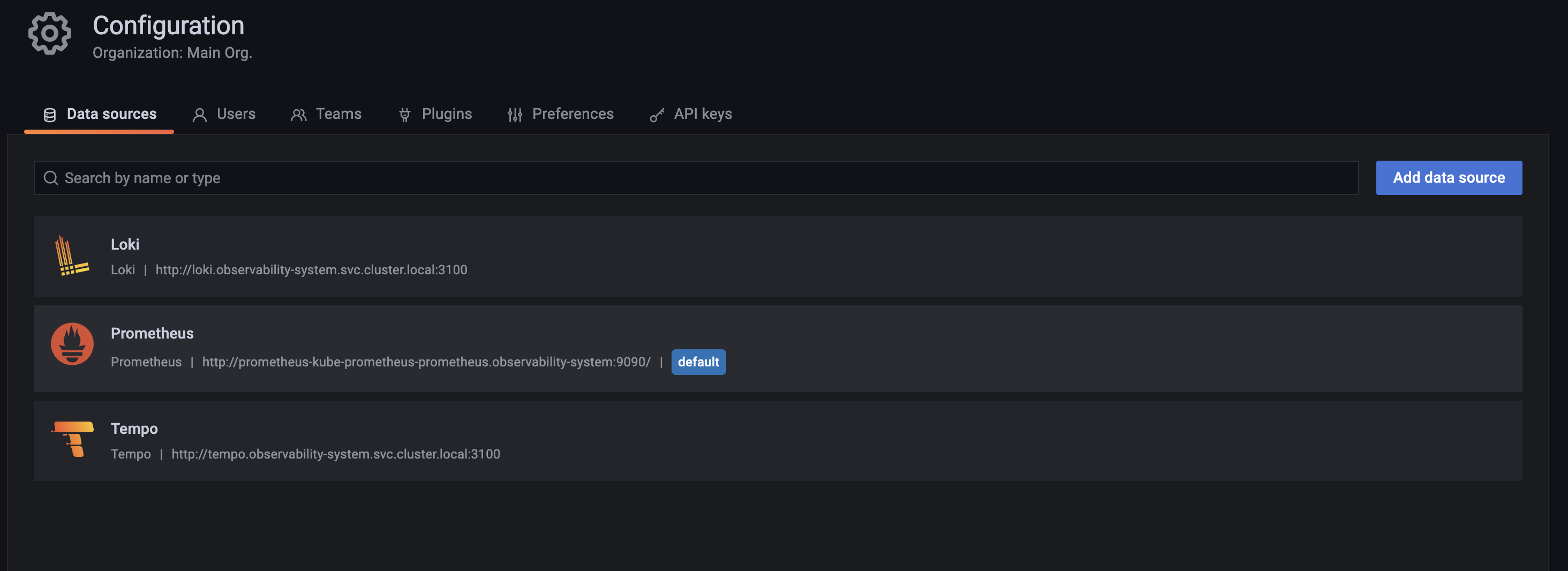 grafana-ds