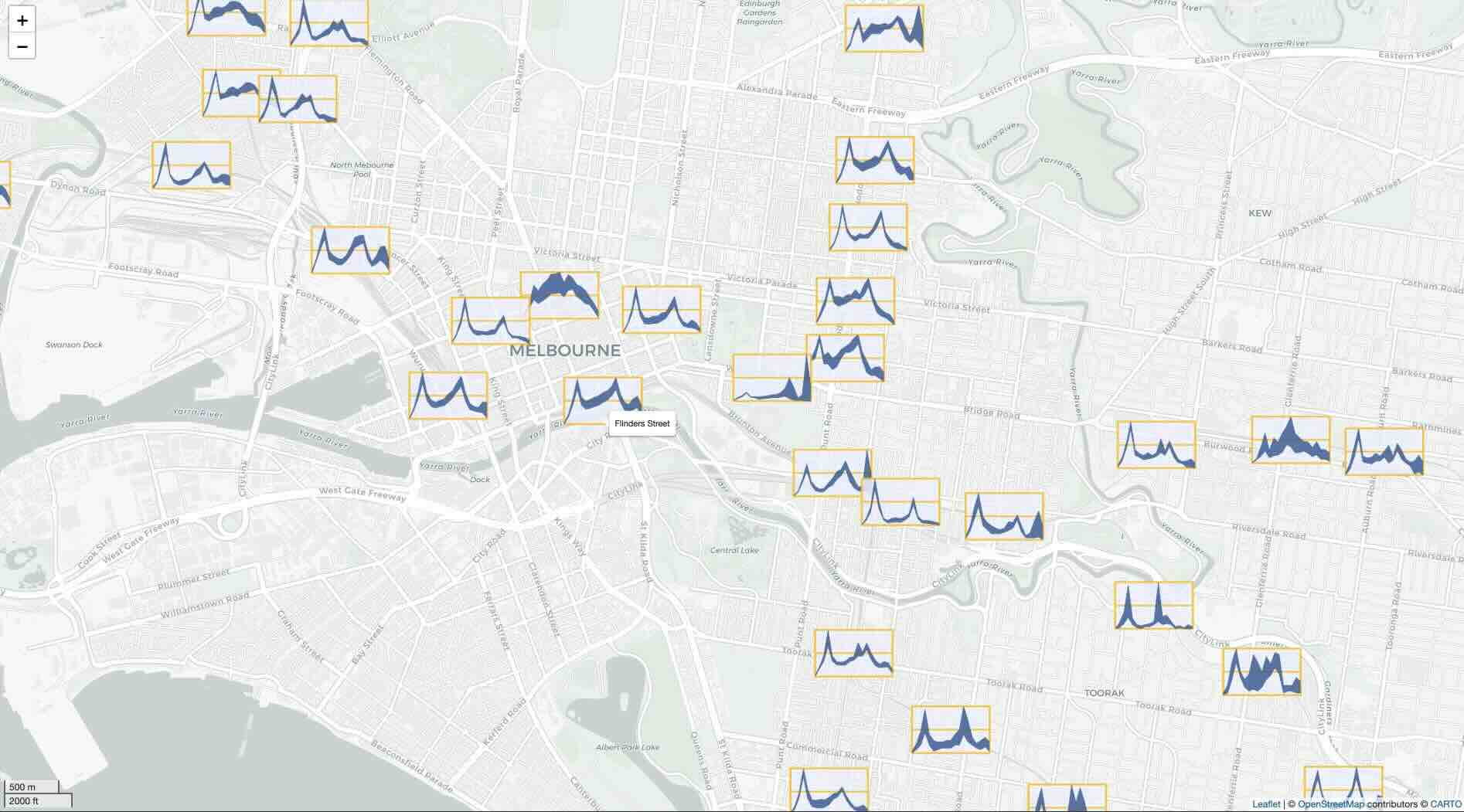 Generate glyph-maps with leaflet.