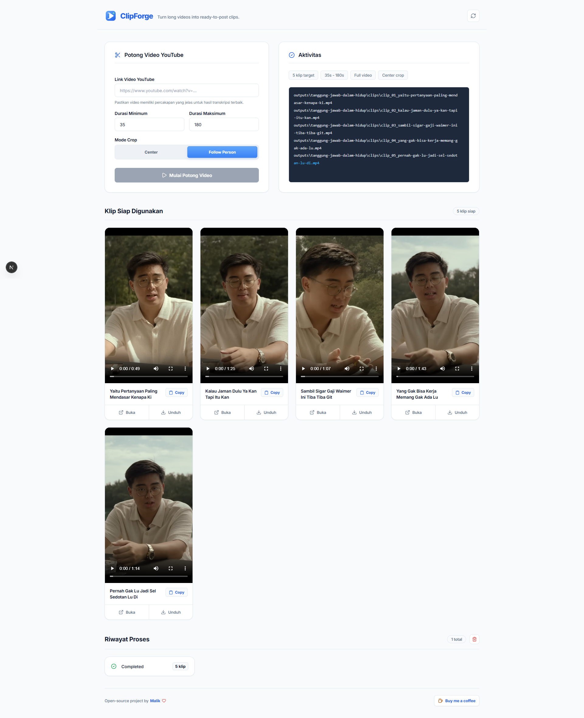ClipForge overview