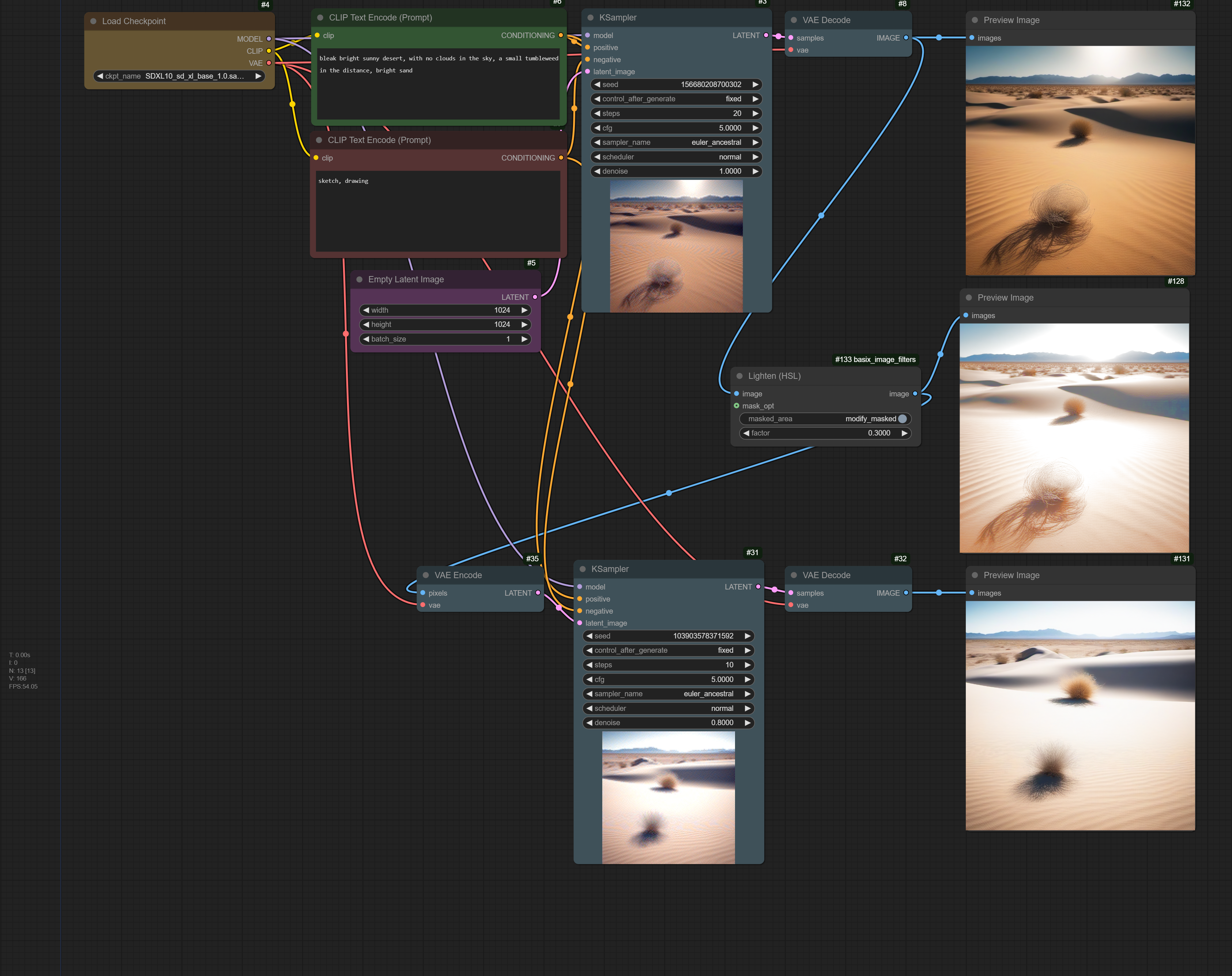 Lighten (HSL) Workflow